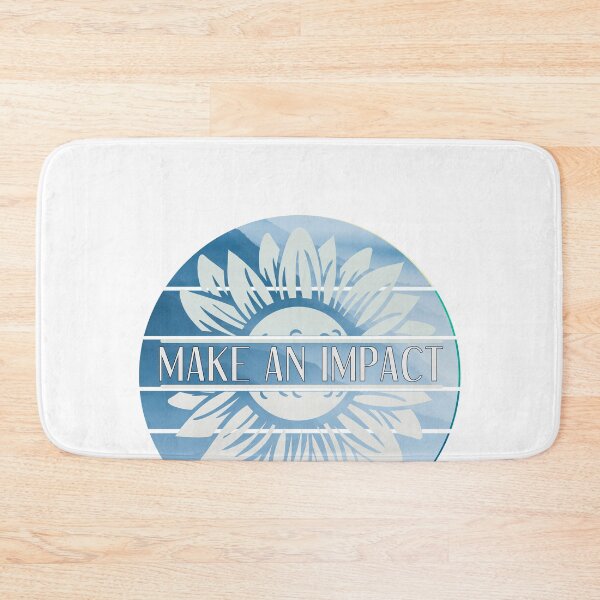 Item preview, Make An Impact - Retro Blue Mountain Flower designed and sold by yurahbom.