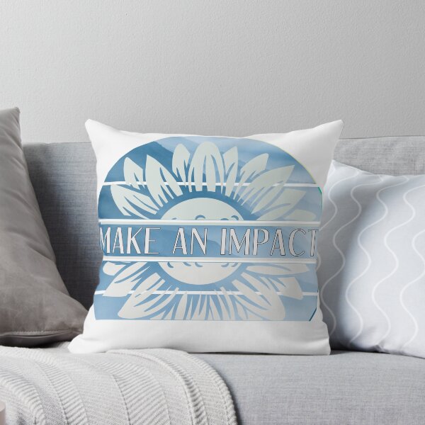 Item preview, Make An Impact - Retro Blue Mountain Flower designed and sold by yurahbom.