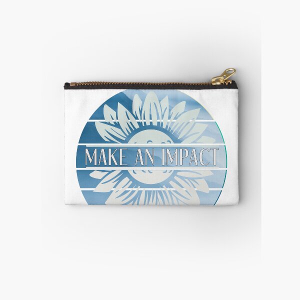 Item preview, Make An Impact - Retro Blue Mountain Flower designed and sold by yurahbom.