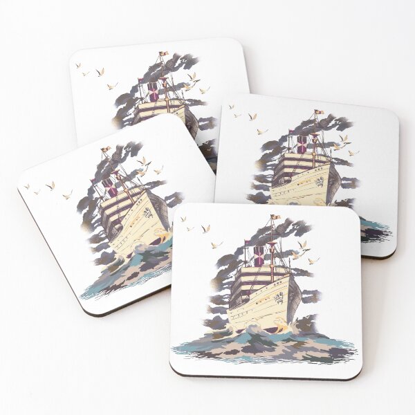 Item preview, a ship on the sea designed and sold by rlatnwls.