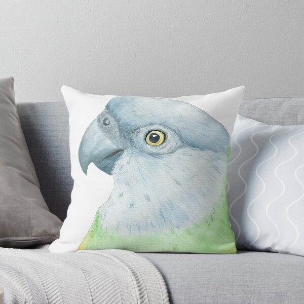 Item preview, Senegal parrot watercolor portrait - african wildlife bird designed and sold by L'Atelier Oranjade.