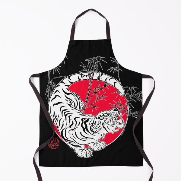 Item preview, White tiger and bamboo designed and sold by Ukiyograph.