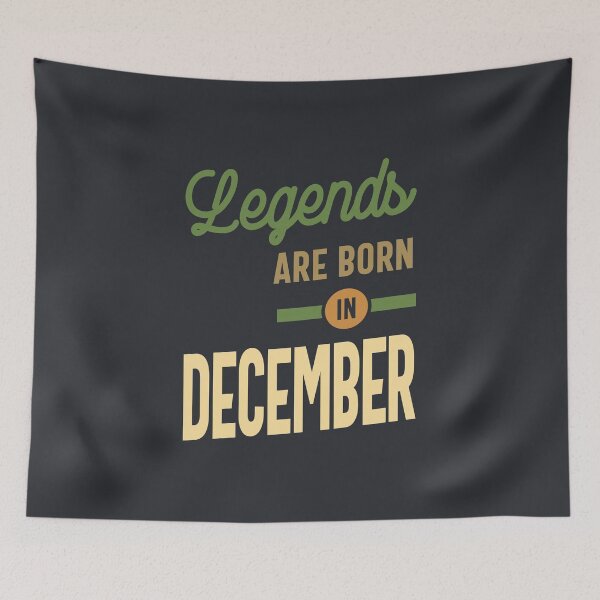 Item preview, Legends Are Born In December Birthday Design designed and sold by cidolopez.
