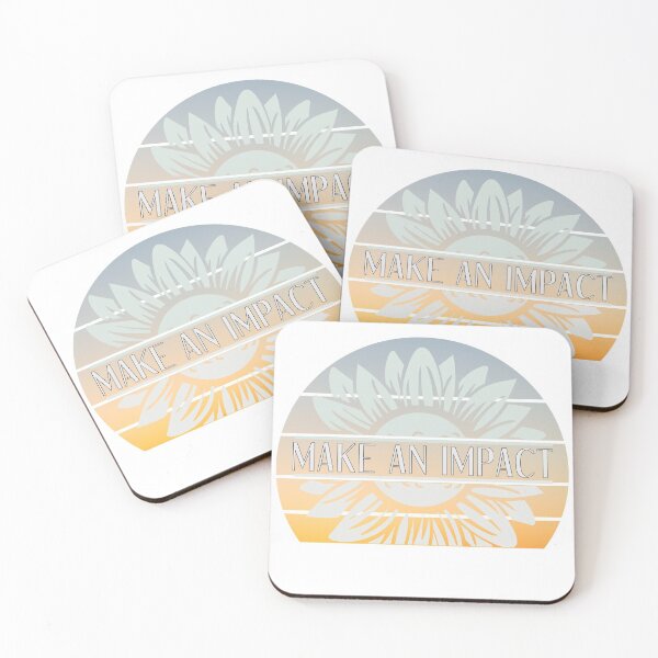 Item preview, Make An Impact - Retro Sunset Flower designed and sold by yurahbom.