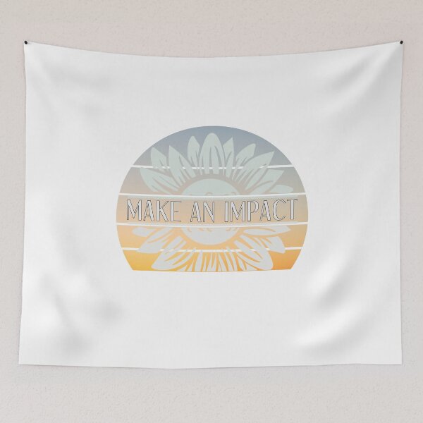 Item preview, Make An Impact - Retro Sunset Flower designed and sold by yurahbom.