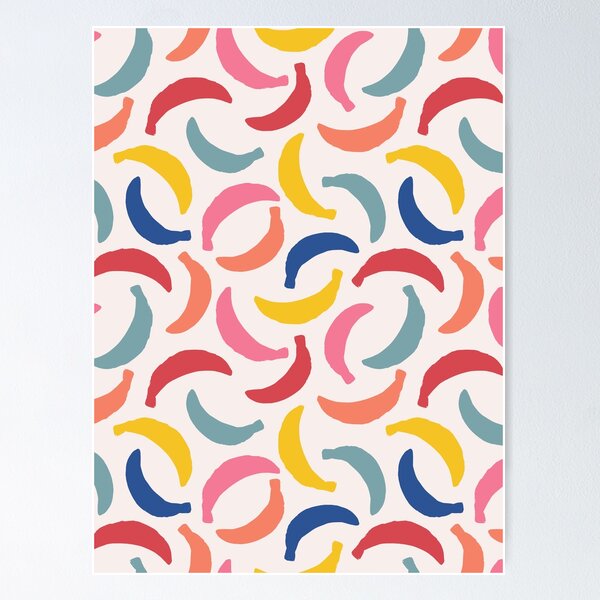 Item preview, colorful banana summer pattern  designed and sold by neopop.