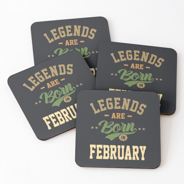 Item preview, Legends Are Born In February Birthday Design  designed and sold by cidolopez.