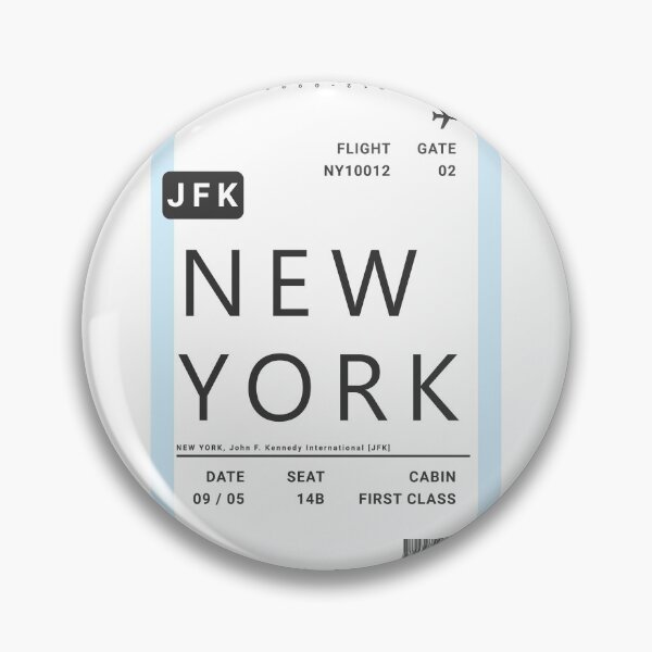 Item preview, New York Boarding Pass Plane Ticket designed and sold by ind3finite.
