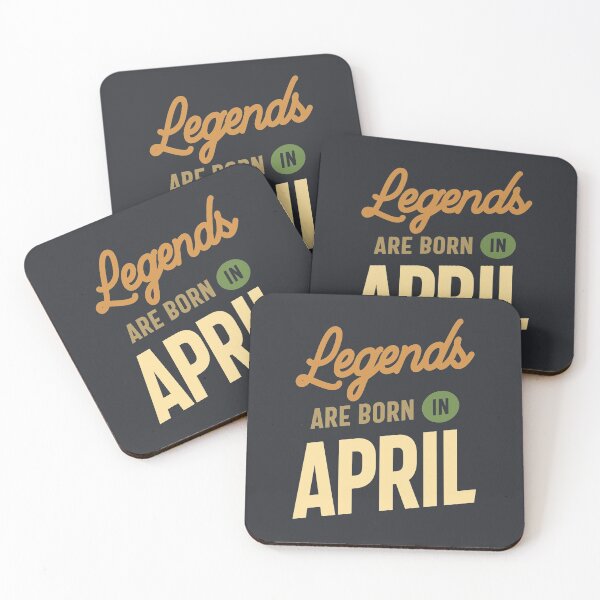 Item preview, Legends Are Born In April Birthday Design  designed and sold by cidolopez.