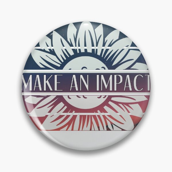 Item preview, Make An Impact - Retro Purple Sunset Flower designed and sold by yurahbom.