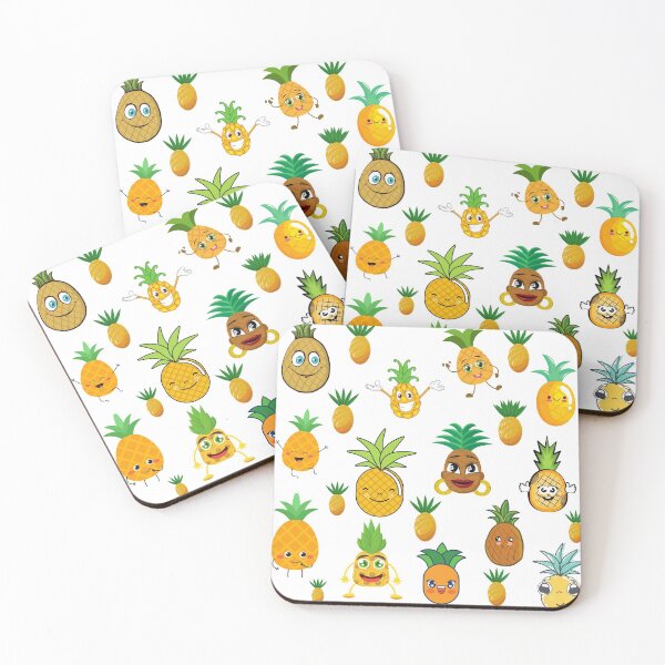 Item preview,  Funny Pineapples Pattern designed and sold by remonss.