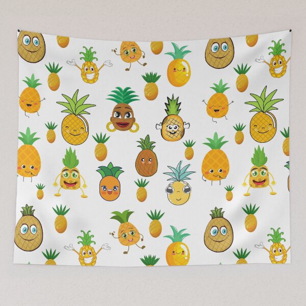 Item preview,  Funny Pineapples Pattern designed and sold by remonss.