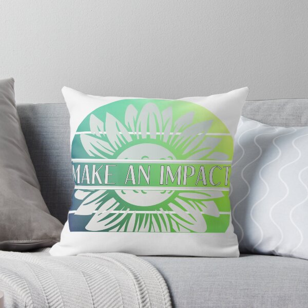 Item preview, Make An Impact - Retro Green And Blue Flower designed and sold by yurahbom.