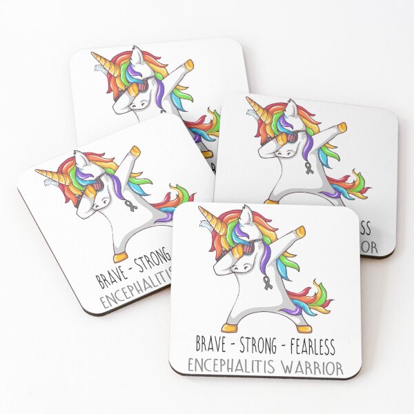 Item preview, Encephalitis Warrior Brave Strong Fearless designed and sold by deputylove.