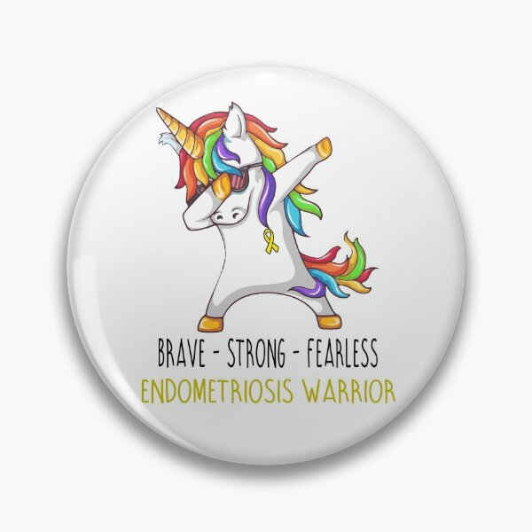 Item preview, Endometriosis Warrior Brave Strong Fearless designed and sold by deputylove.
