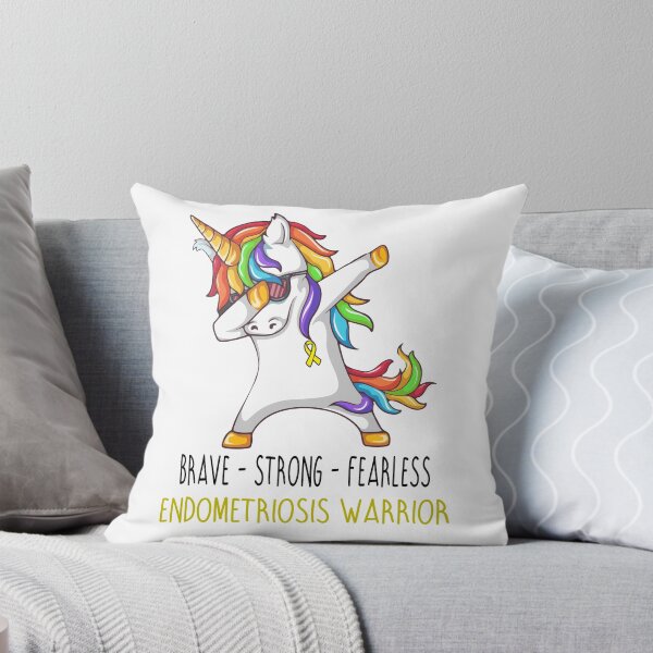 Item preview, Endometriosis Warrior Brave Strong Fearless designed and sold by deputylove.