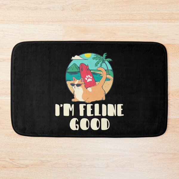 Item preview, I'm Feline Good Cat Kitten Witty Cat Lover designed and sold by Dressed For  Duty.