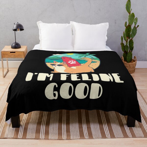 Item preview, I'm Feline Good Cat Kitten Witty Cat Lover designed and sold by Dressed For  Duty.