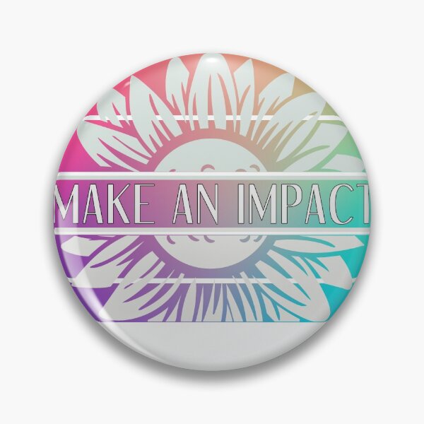 Item preview, Make An Impact - Retro Rainbow Flower designed and sold by yurahbom.