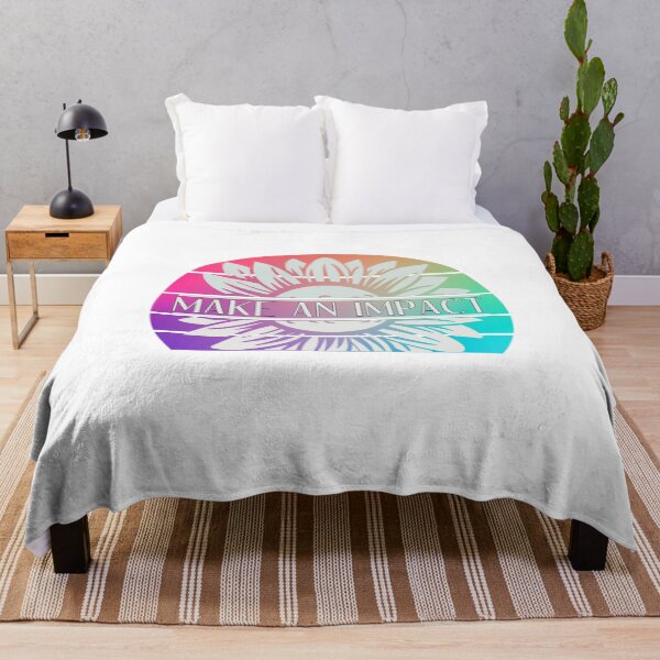 Item preview, Make An Impact - Retro Rainbow Flower designed and sold by yurahbom.