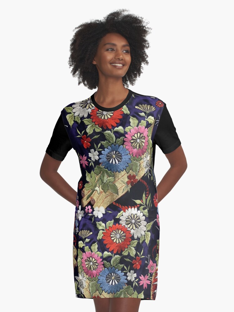 T shirt shop dress with kimono