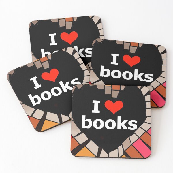 Item preview, Book obsessed, I love books so much drawing designed and sold by BeccaKenDesigns.