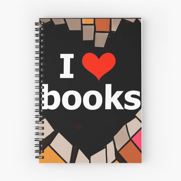 Item preview, Book obsessed, I love books so much drawing designed and sold by BeccaKenDesigns.
