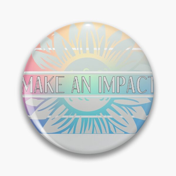 Item preview, Make An Impact - Retro Rainbow Flower designed and sold by yurahbom.