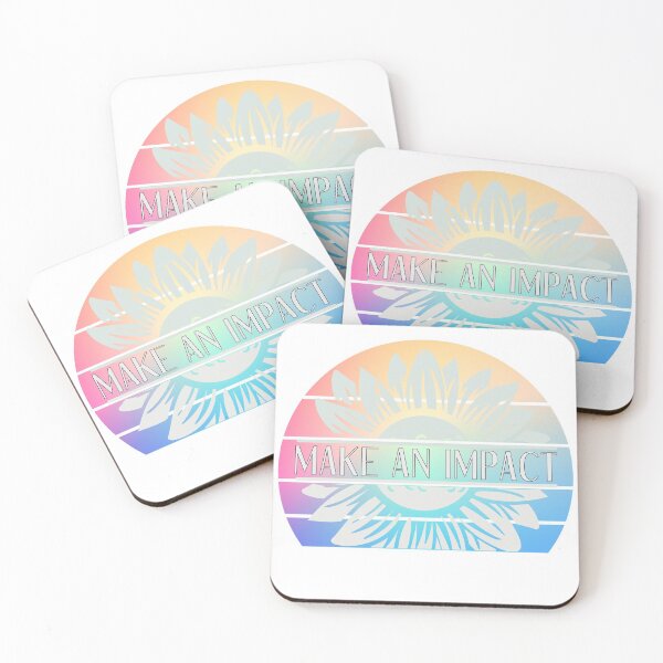 Item preview, Make An Impact - Retro Rainbow Flower designed and sold by yurahbom.