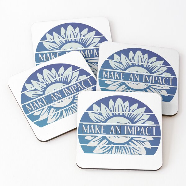 Item preview, Make An Impact - Retro Blue Flower designed and sold by yurahbom.