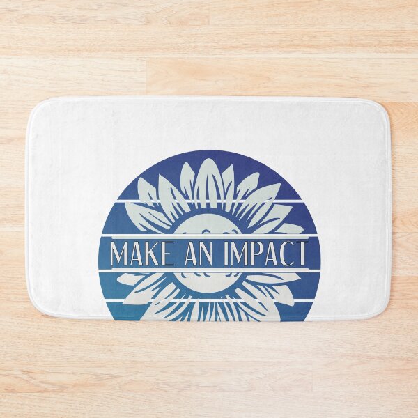 Item preview, Make An Impact - Retro Blue Flower designed and sold by yurahbom.