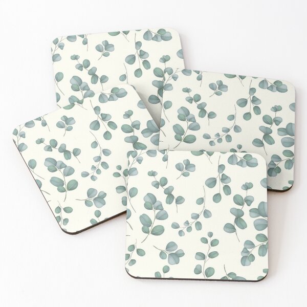 Item preview, elegant seamless pattern greenery flower leaves designed and sold by romio006.