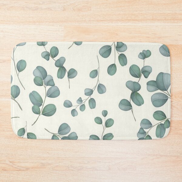 Item preview, elegant seamless pattern greenery flower leaves designed and sold by romio006.