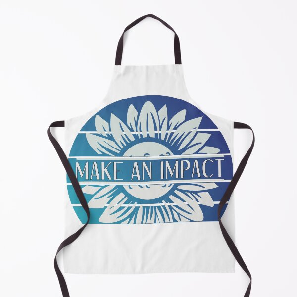 Item preview, Make An Impact - Retro Deep Blue Flower designed and sold by yurahbom.