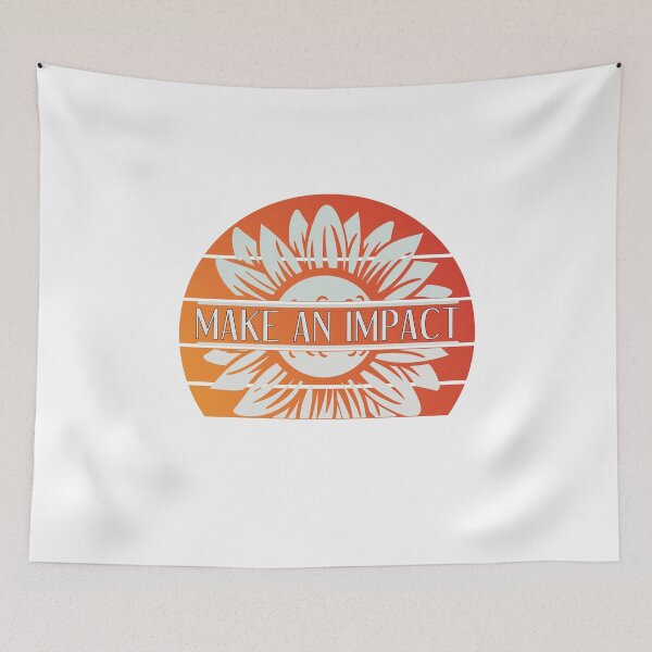 Item preview, Make An Impact - Retro Red And Orange Flower designed and sold by yurahbom.