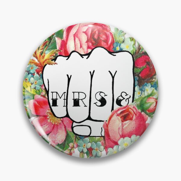 Item preview, Mrs &... Right Knuckle Tattoo designed and sold by Odd-One-Out.