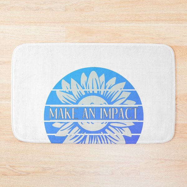 Item preview, Make An Impact - Retro Blue - Ish Flower designed and sold by yurahbom.