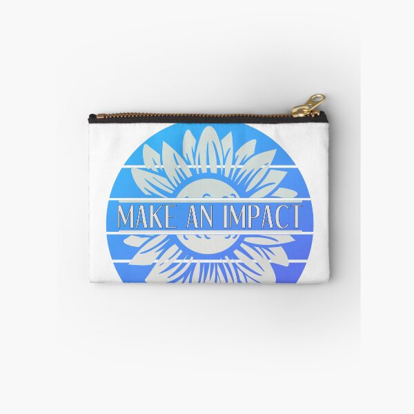 Item preview, Make An Impact - Retro Blue - Ish Flower designed and sold by yurahbom.