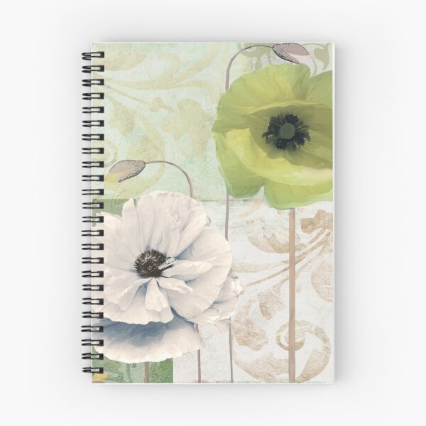 Item preview, Calyx and Cream Poppies designed and sold by Sasha Art Gallery.