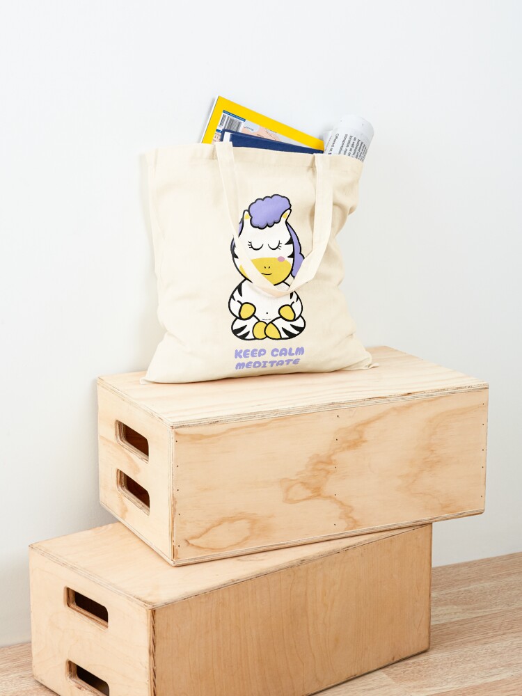 Tote bag ''Keep Calm and meditate !' : autre vue