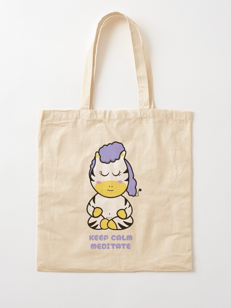 Tote bag ''Keep Calm and meditate !' : autre vue