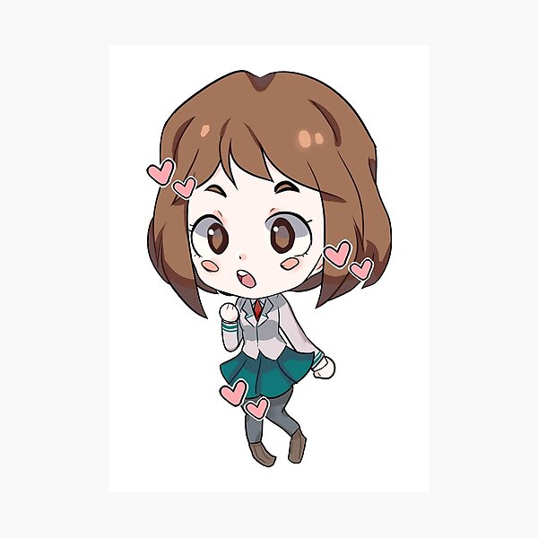 Kawaii Ochako Uraraka, Boku no Hero, Uravity Photographic Print