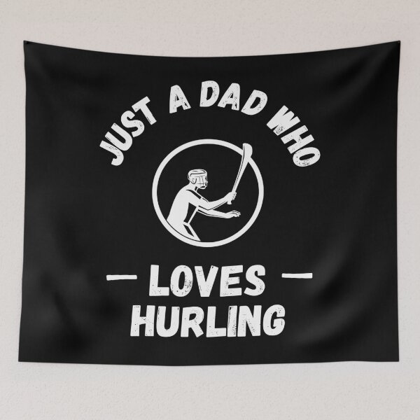 Item preview, Just a dad who loves hurling designed and sold by TheGreenGoat.