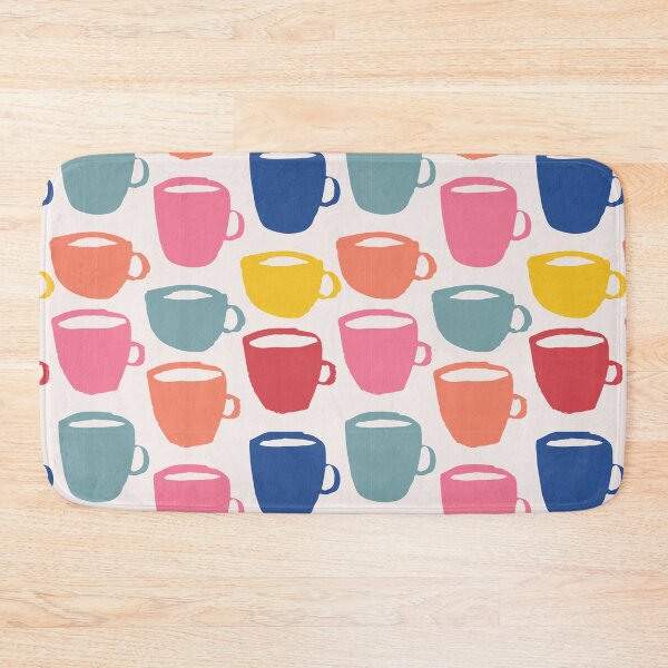 Item preview, coffee cups colorful pattern designed and sold by neopop.