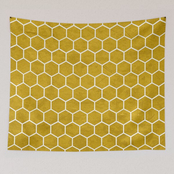 Item preview, Hexagonal Textured Pattern Yellow designed and sold by Jared Davies.