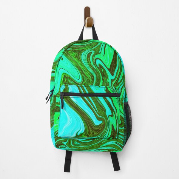 Item preview, Glossy Green Fluid on Turquoise designed and sold by Flydea.