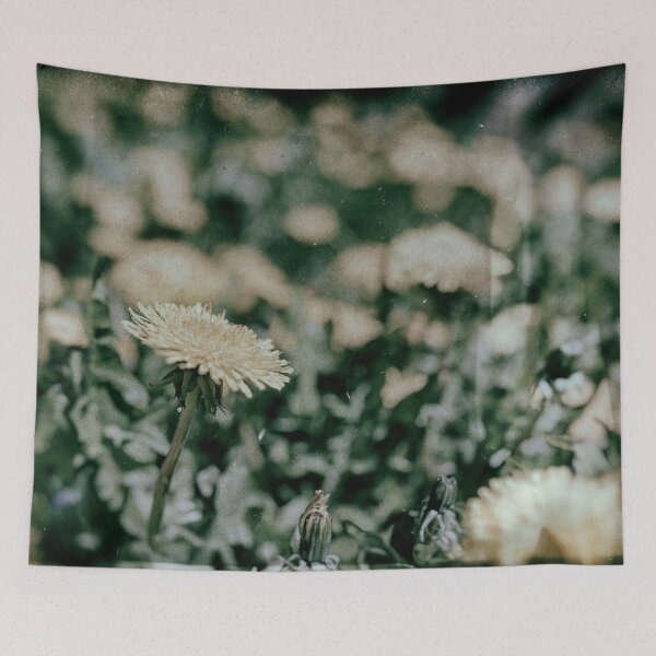 Item preview, Spring image of a dandelion with a retro look designed and sold by Francesko221.