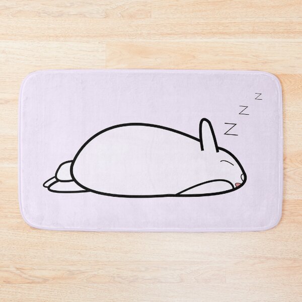 Item preview, Snoring Pink Bunny designed and sold by FlowerBunnyShop.