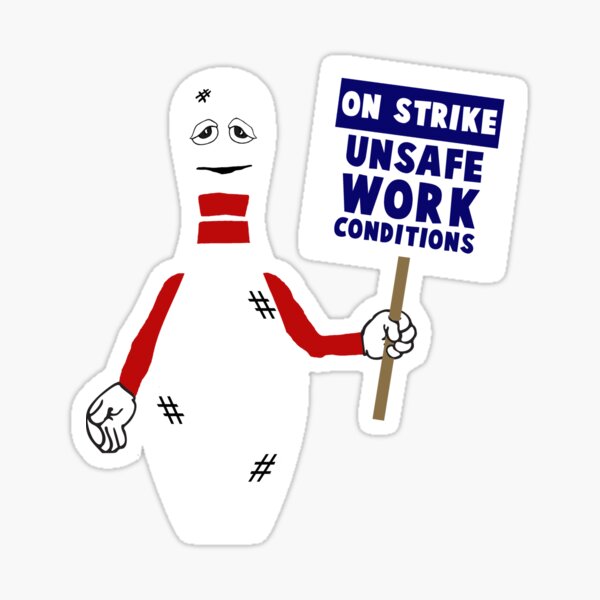 "Funny Shirt – Funny Bowling Saying On Strike" Sticker by