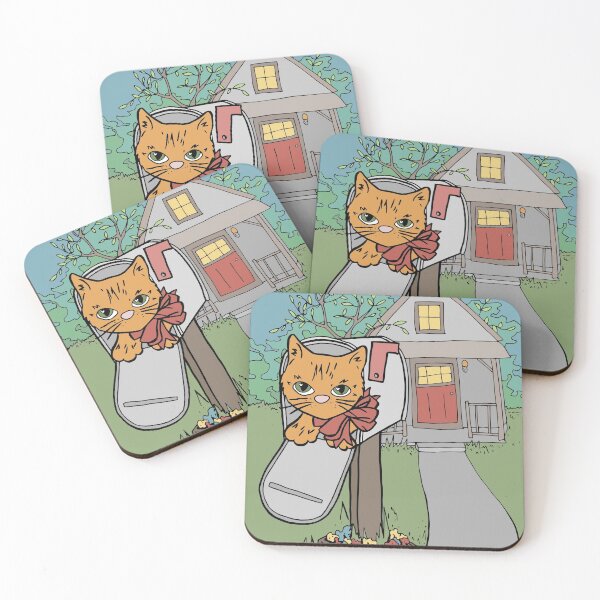 Item preview, Surprise! There's a Cute Kitten in the Mailbox designed and sold by Otter-Grotto.